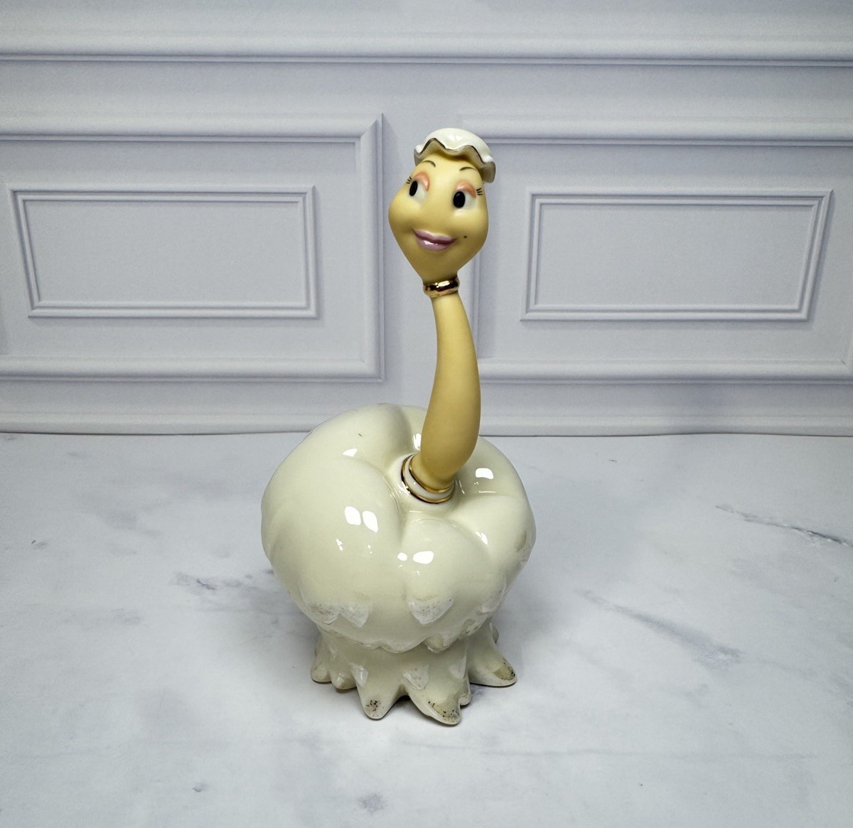 Lenox Disney Showcase Babette Beauty and The Beast Figurine No Box