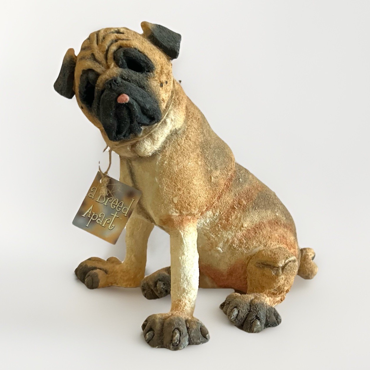 Vintage A Breed Apart Mini Pug 2002 With Tags 70021 6” Tall Excellent Condition