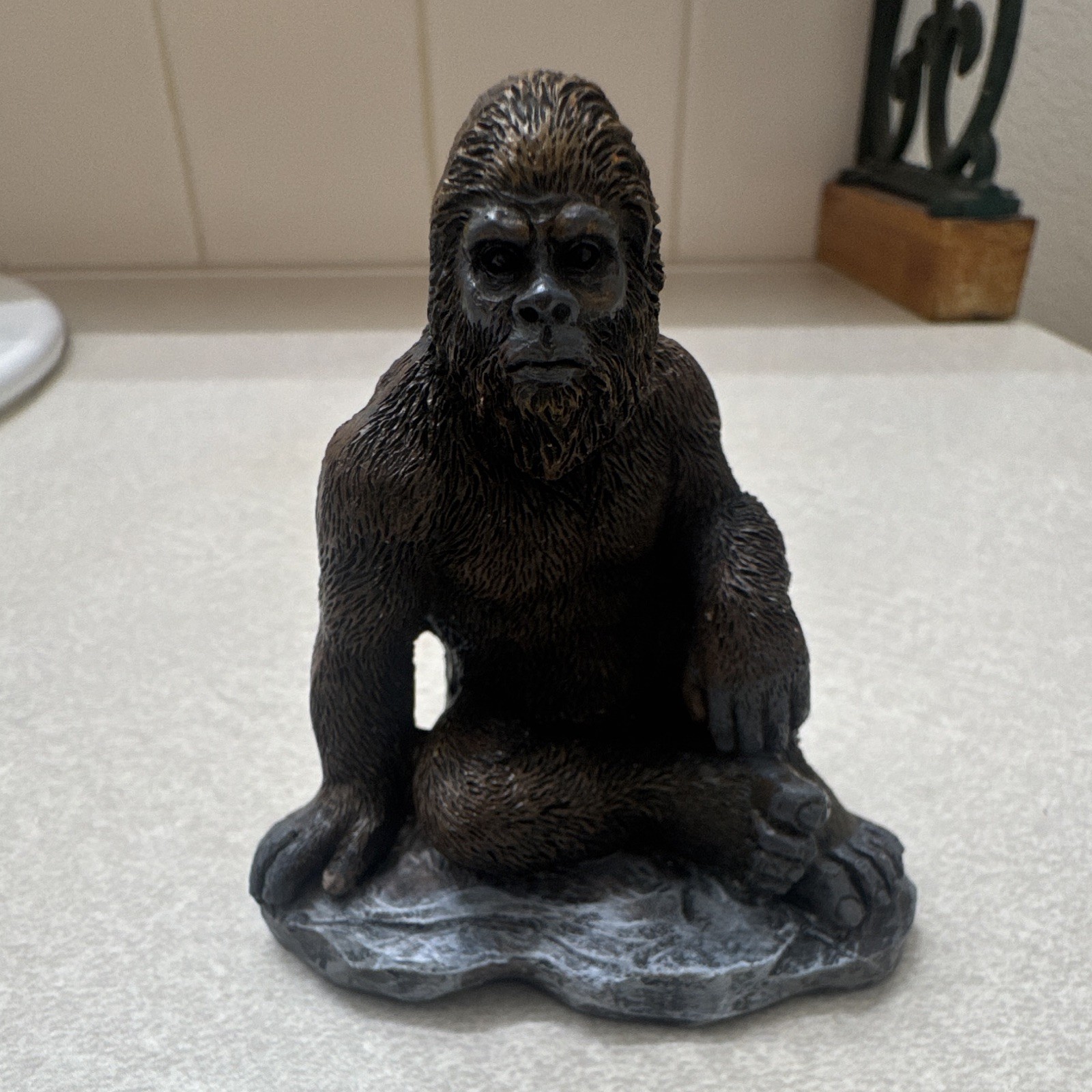 Sasquatch / Bigfoot Figurine Statue listing, 3.5 in tall made of plastic resin