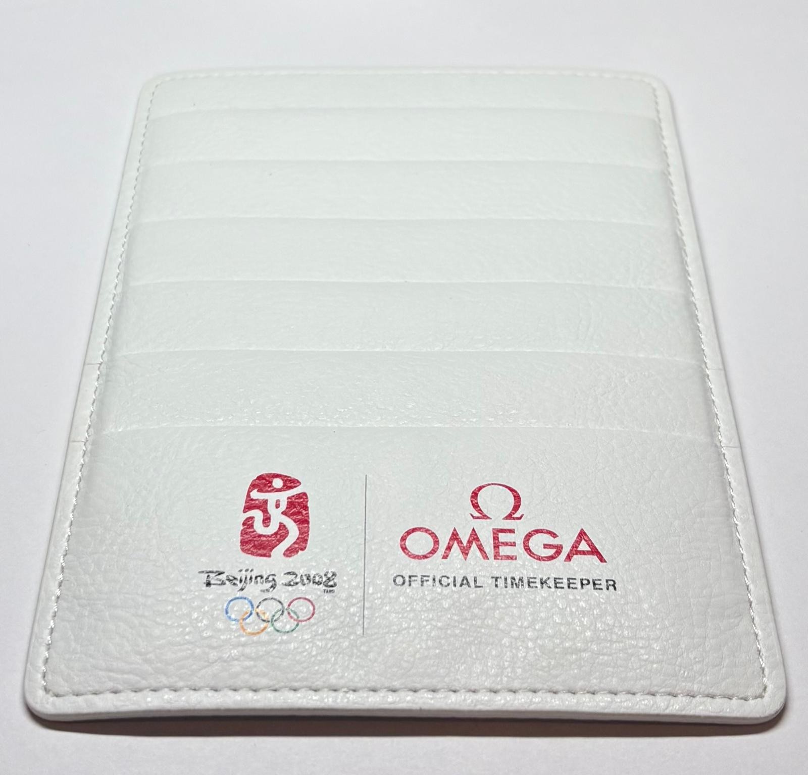 Omega Beijing 2008 Olympic Games Card Holder Watch Accessory OEM Authentic