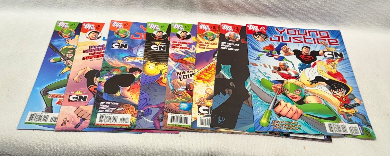 DC Comics Young Justice #0 - 7 based on the Cartoon series 2011