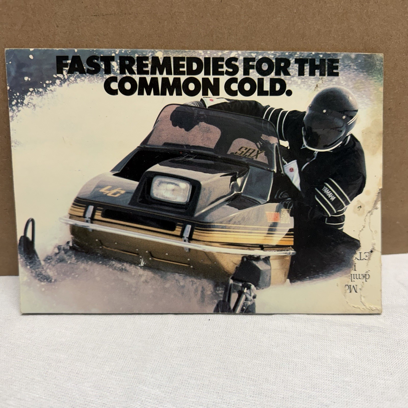 Vintage Yamaha Snowmobile Sales Brochure Catalog SRX440 Exciter Enticer SS440