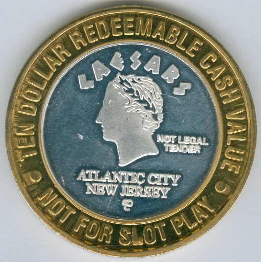Atlantic City Caesars Palace $10 .999 Fine Silver Pennsylvania Silver Strike Atlantic City Caesars Palace $10 .999 Fine Silver Pennsylvania Silver Strike