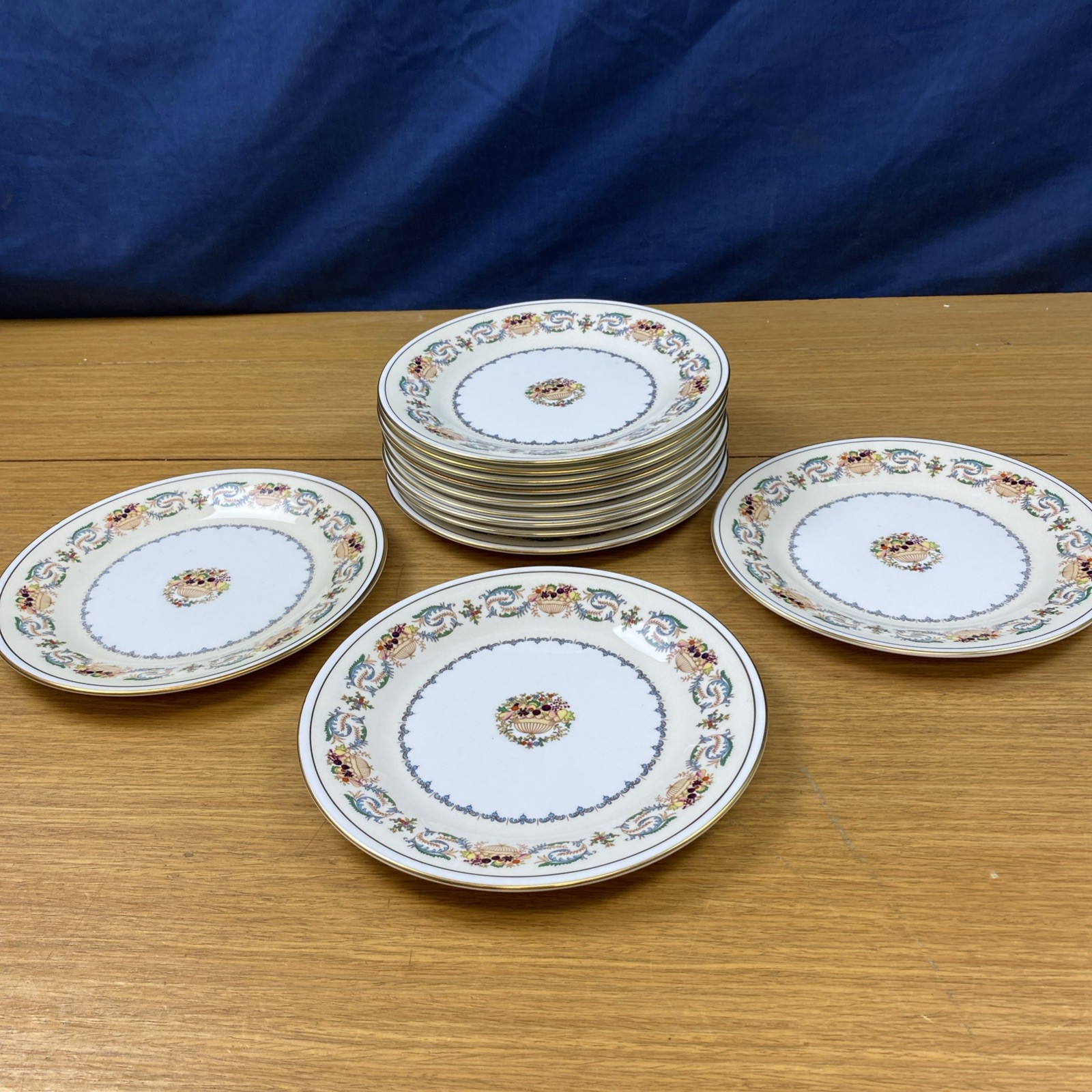 12 Aynsley Banquet 8 1/8” Salad Plates