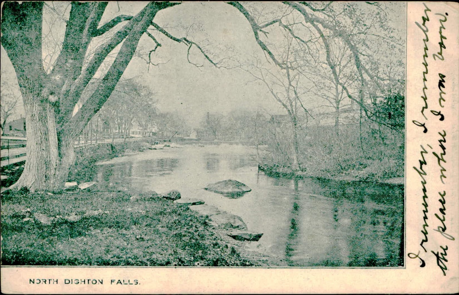 Postcard Postcard: North Dighton Falls