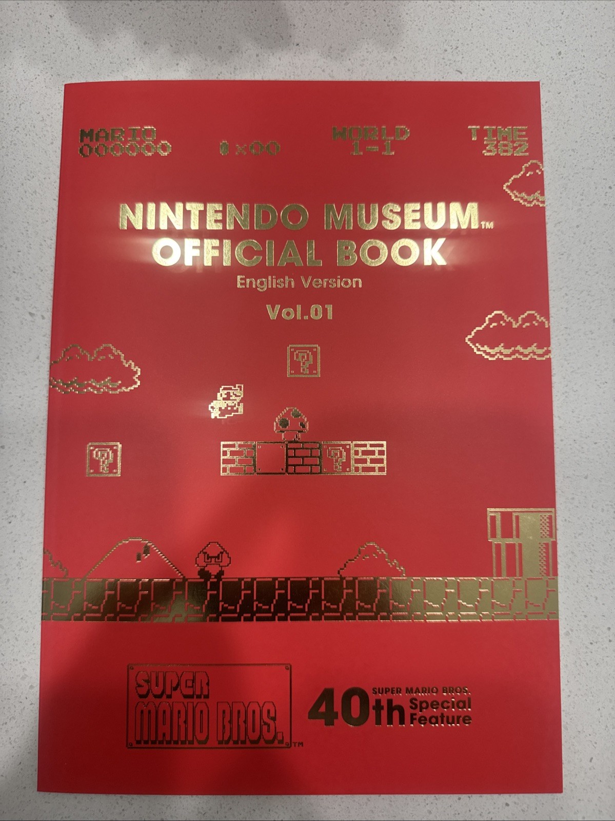 Nintendo Museum Official Book Vol. 1 English Version 40th Super Mario Bros.