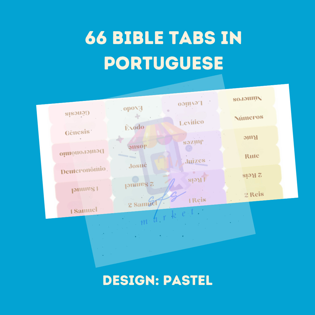 DYI - Digital Bible Tabs for Woman in Portuguese (old & new Testament)