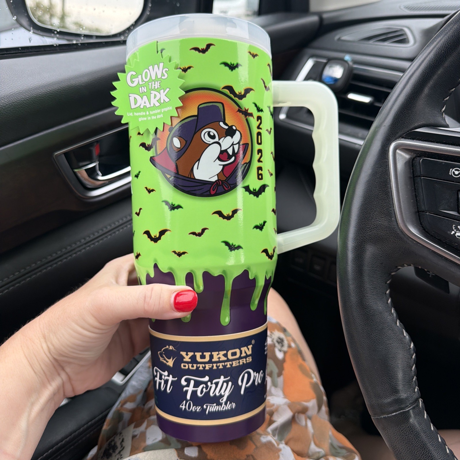 Rare Buc-ee’s 2026 Halloween Tumbler, 40oz Yukon limited edition glow dark