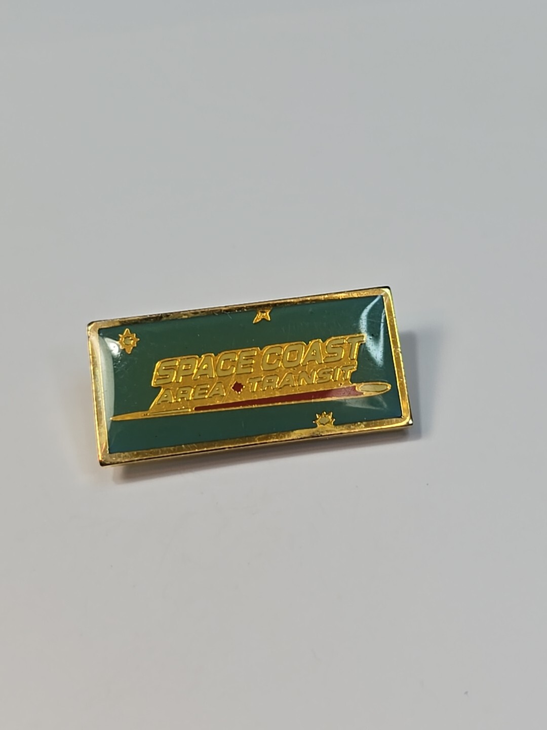 Space Coast Area Transit Lapel Pin Brevard County Florida