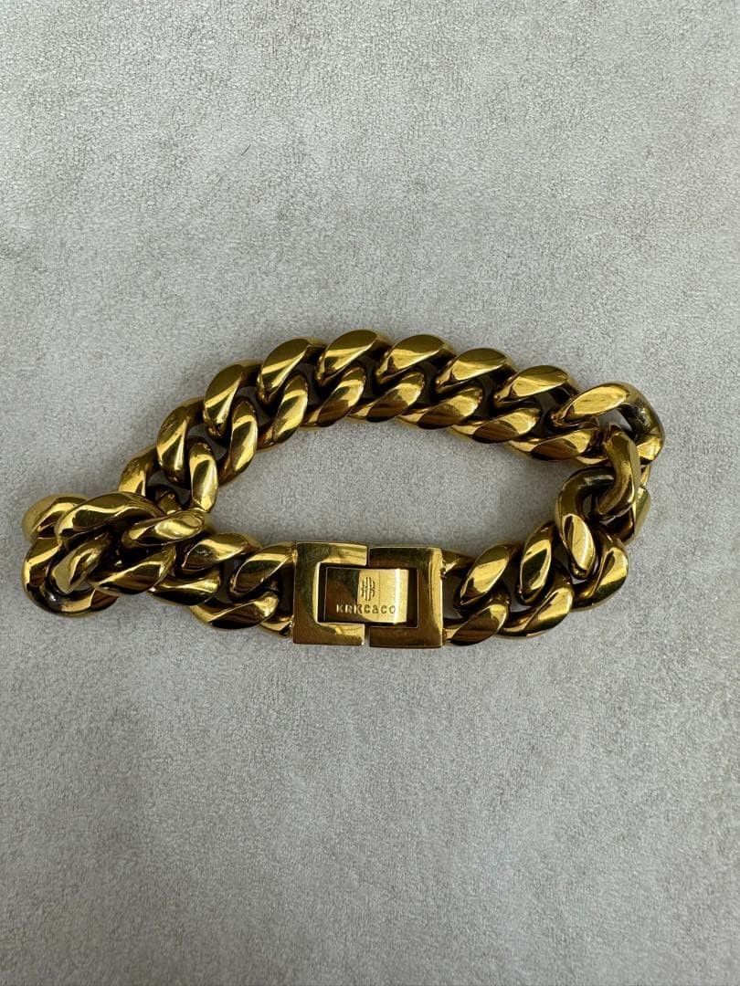 KRKC&CO Vintage Gold Bracelet Men\'s Antique Jewelry Pre-owned