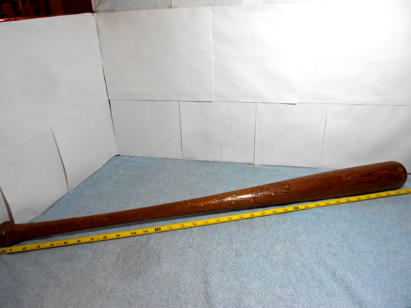 VINTAGE SEARS JC HIGGINS BASEBALL BAT LEAGUER WHITEY LOCKMAN 1950s #1718  - XX76