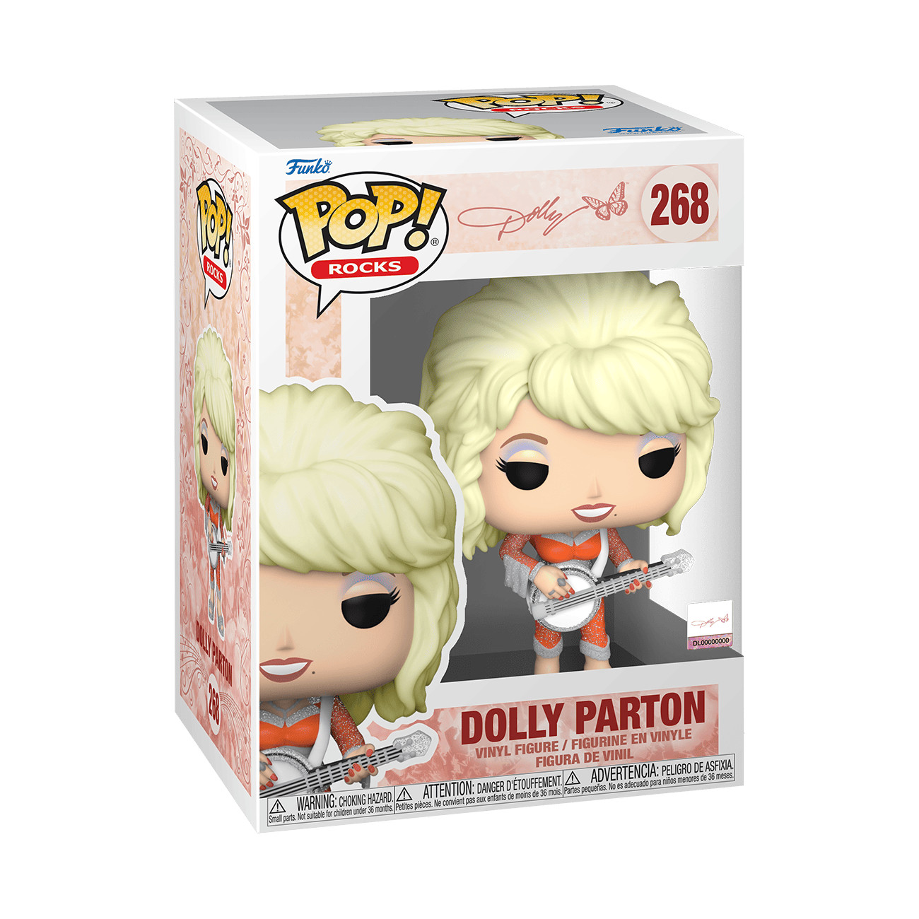 Funko Pop Vinyl: Dolly Parton #268 Vaulted + protector