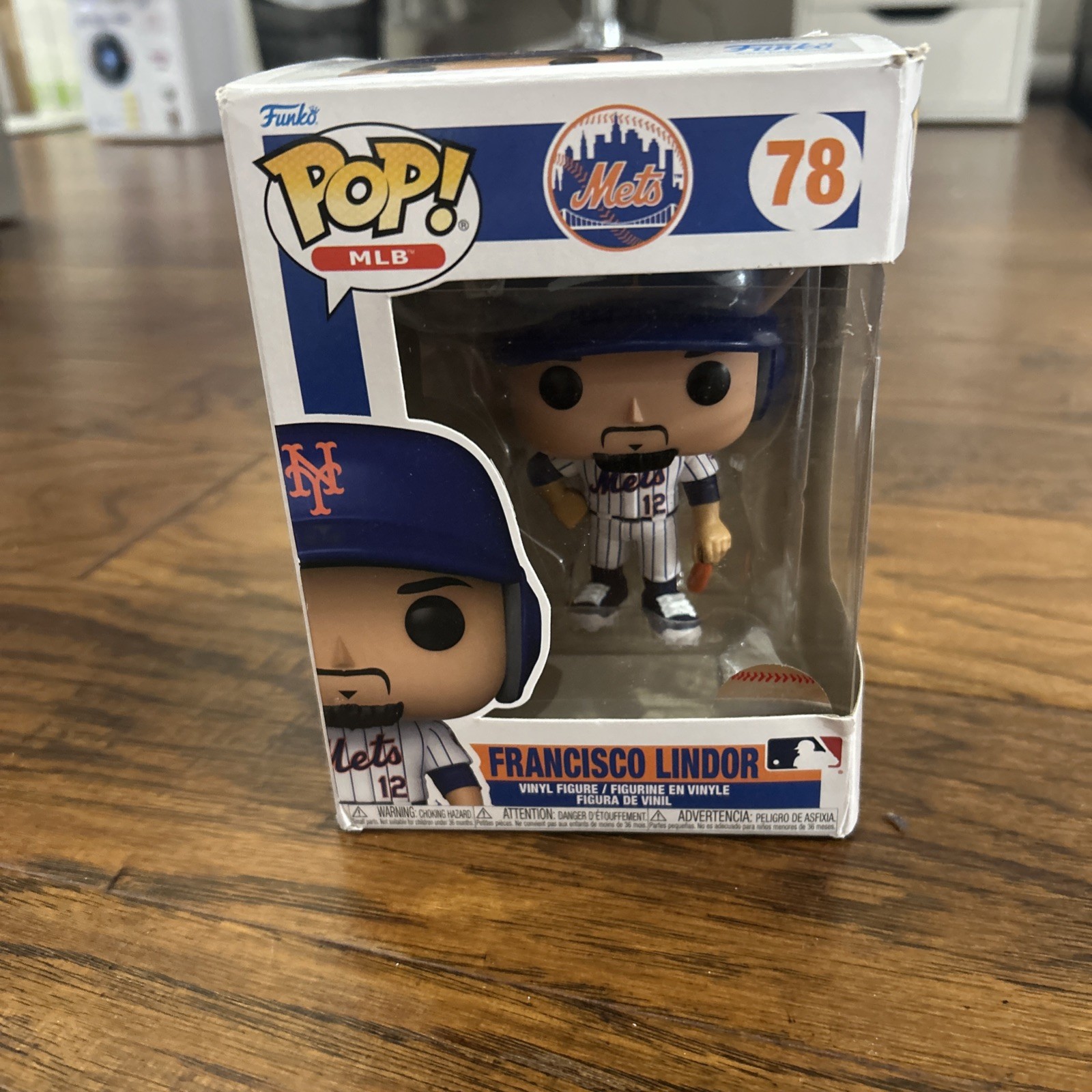 Funko Pop MLB Vinyl Figure Francisco Lindor #78-New York Mets Box Damage 