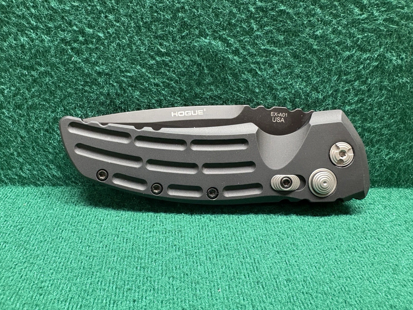 Hogue EX Elishewitz 154CM Spear Point Blade Black Finish Unused No Box