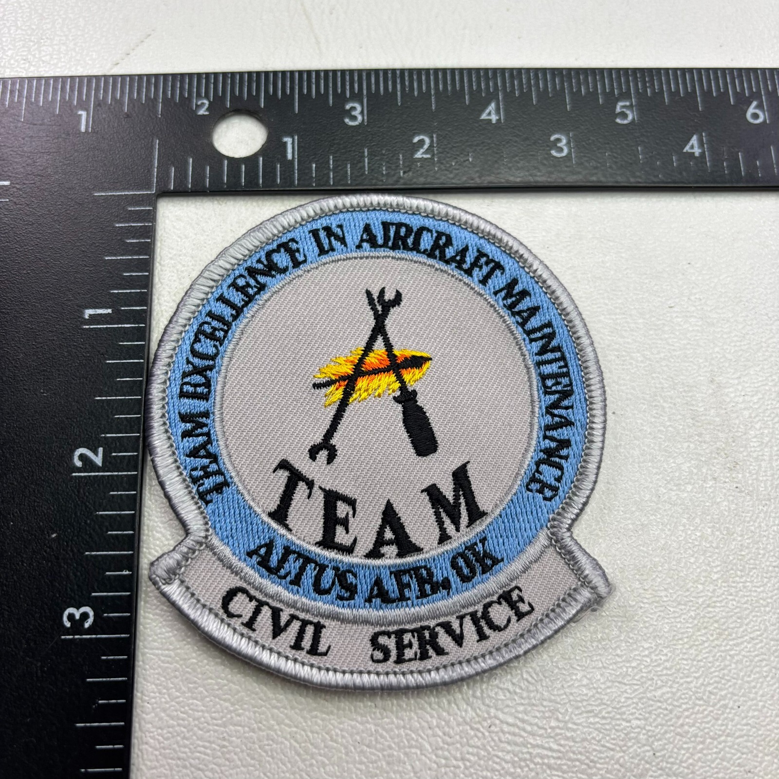 USAF ALTUS Air Force Base AIRCRAFT MAINTENANCE TEAM CIVIL SERVICE Patch 40WN