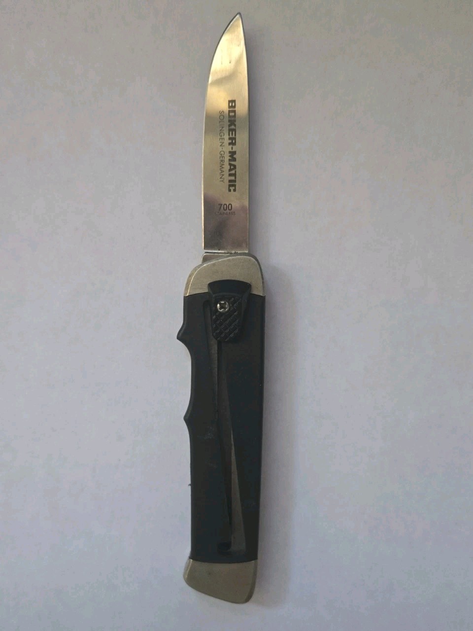 Boker Knife ~ Boker-Matic 700 Retractable Manual Opener Very Nice