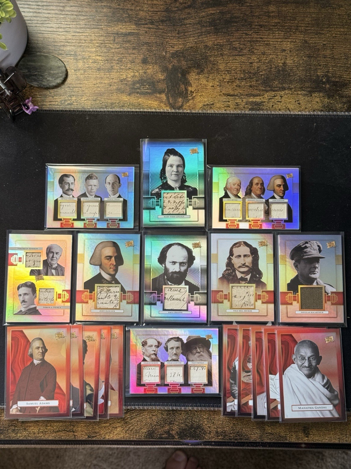 2026 Pieces of the Past Relic & Insert Lot – 2x /50 + 10x /100 Red + Duals
