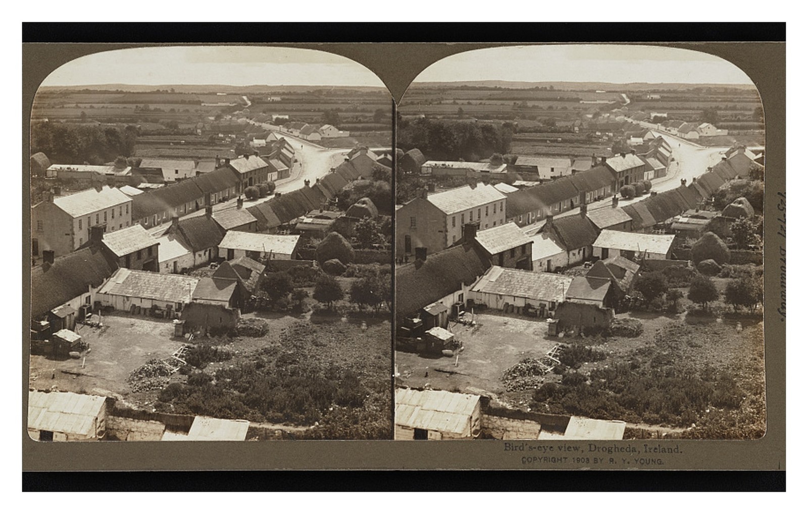 Drogheda Ireland Bird\'s-eye View Standard Postcard