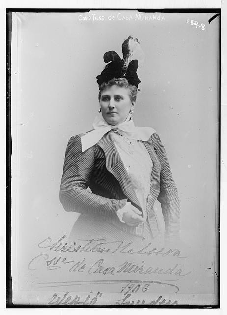 Countess de Casa Miranda Christina Nilsson 1908 Swedish Soprano Portrait