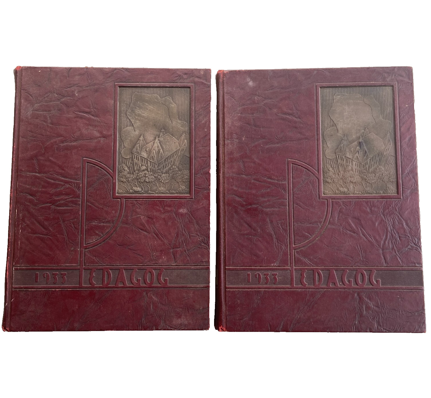 Pedagog 1933 Yearbook Southwest Texas State College San Marcos TX SWT Vintage