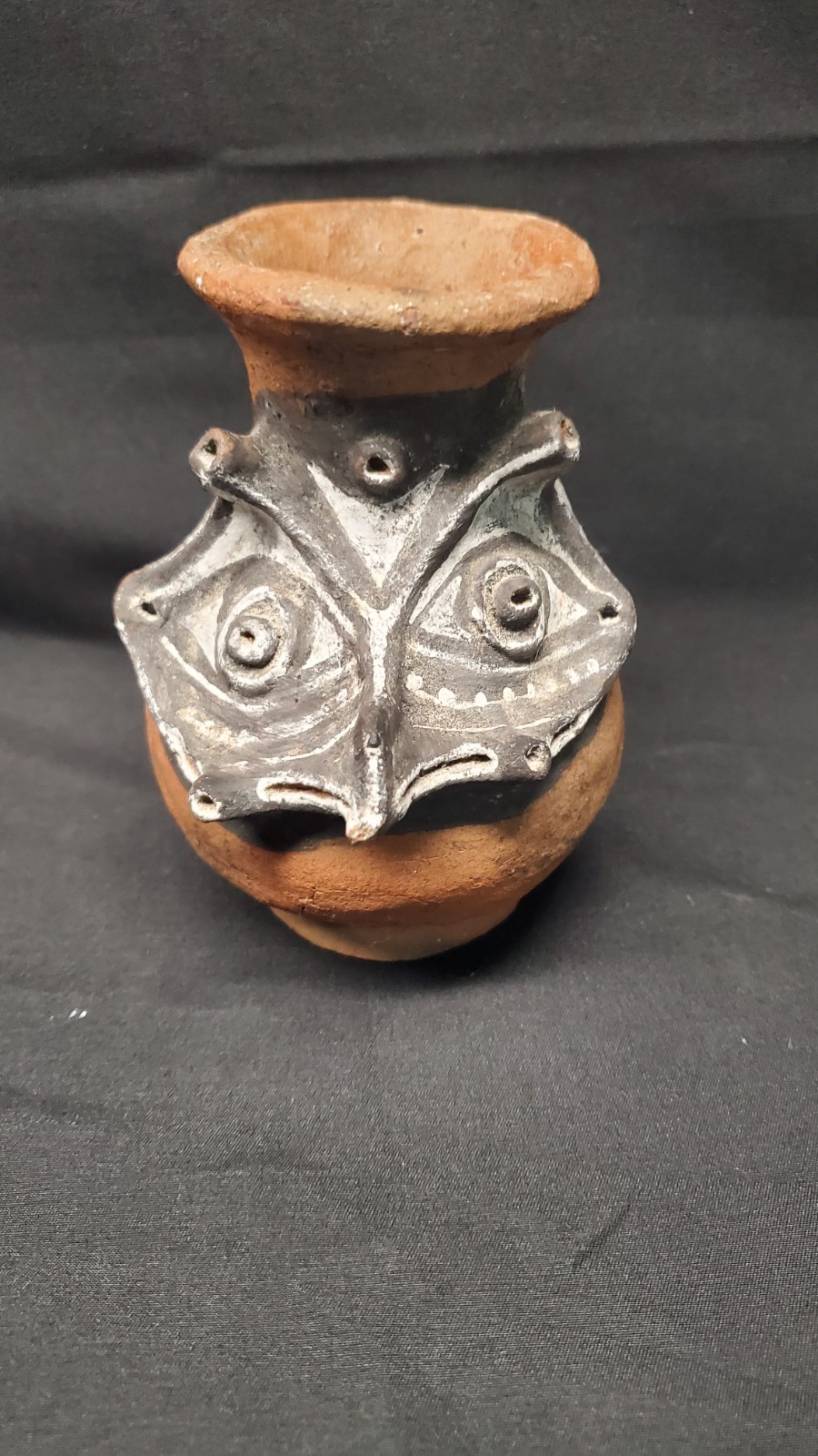 Vintage Papua New Guinea Aibom Sago Village Pot Chambri Lakes Bird Face Vessel