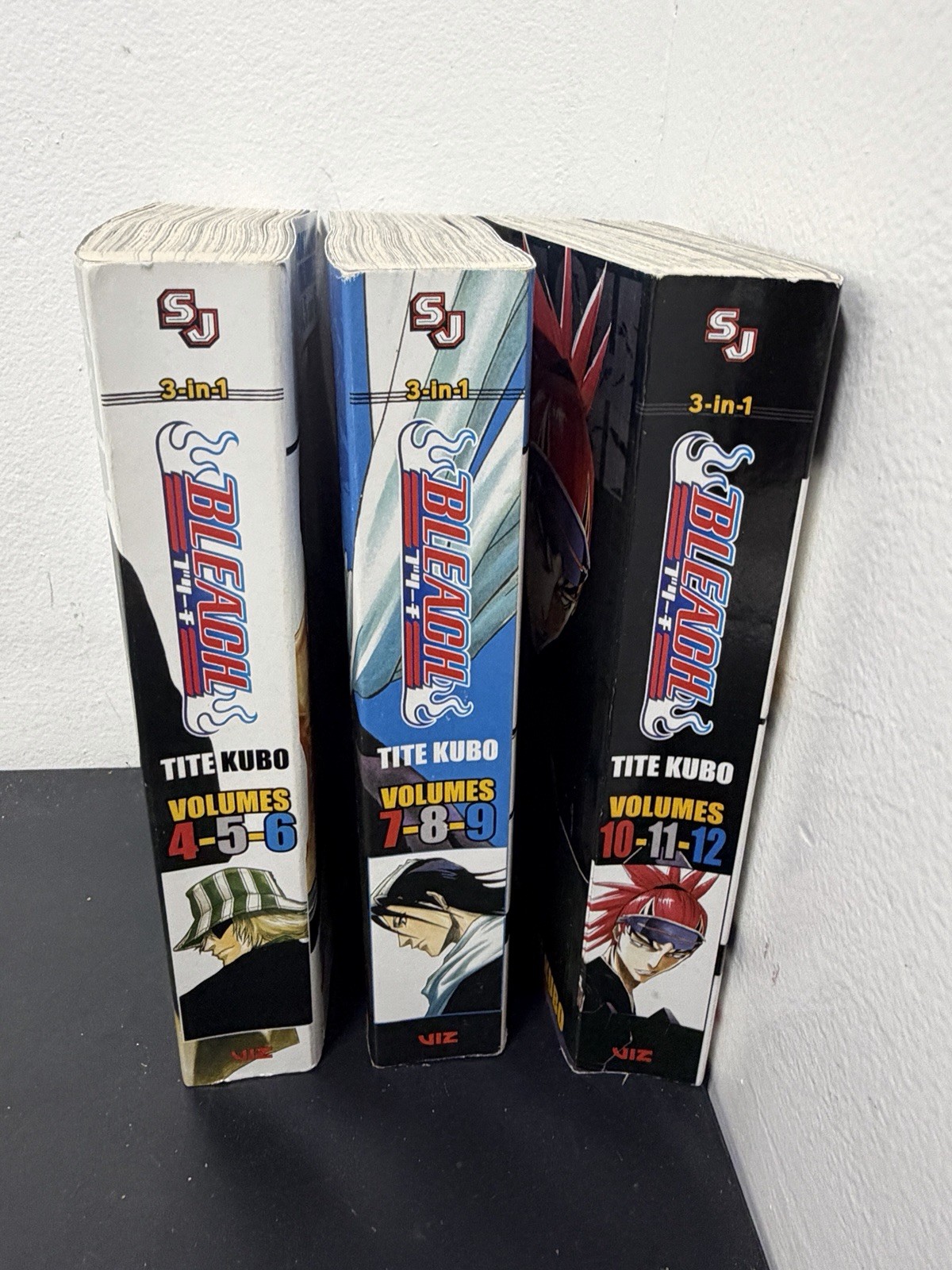 VIZ Media “Bleach” 3-in-1, Lot of 3 Books , Volumes 4-12  Tite Kubo