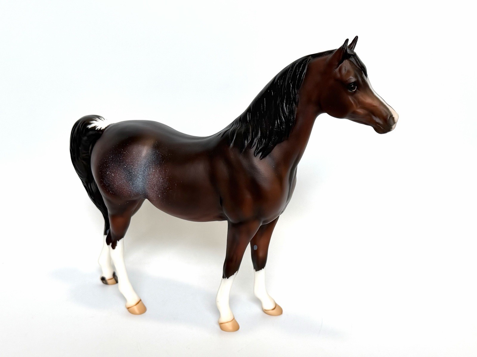 Breyer 2002 Connoisseur PAM Arabian Mare SHALIMAR Bay Rabicano 1/350 Gorgeous