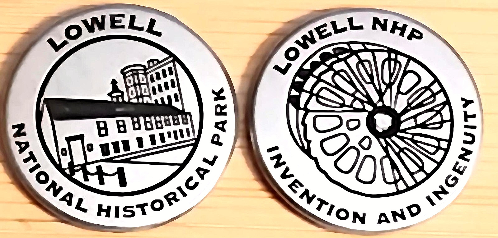 NEW RELEASE - LOWELL NATIONAL HISTORICAL PARK TOKEN - MASSACHUTTES