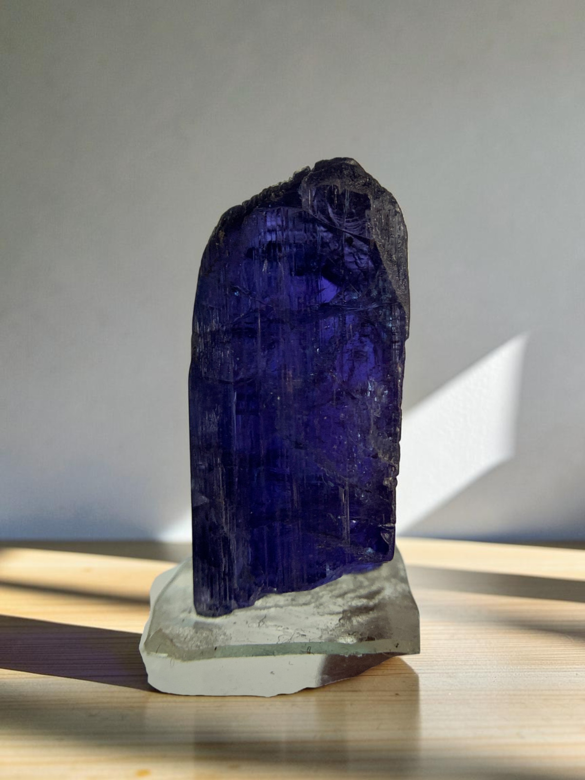 AAA Natural Tanzanite Crystal Blue Raw Zoisite Collector’s Choice 34.6 Carats