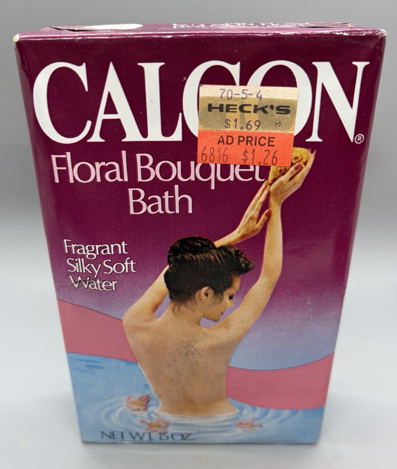 Vintage Sealed Calgon Floral Bouquet Bath 15 Oz NEW OLD STOCK