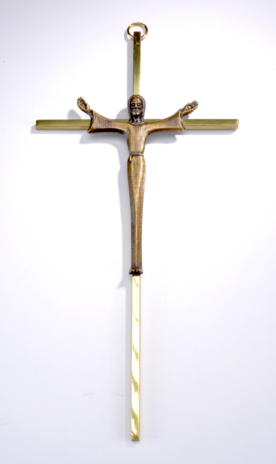 Vintage Catholic Church Crucifix Mid Century Modern Wall Crucifix 9.5\ Vintage Catholic Church Crucifix Mid Century Modern Wall Crucifix 9.5\