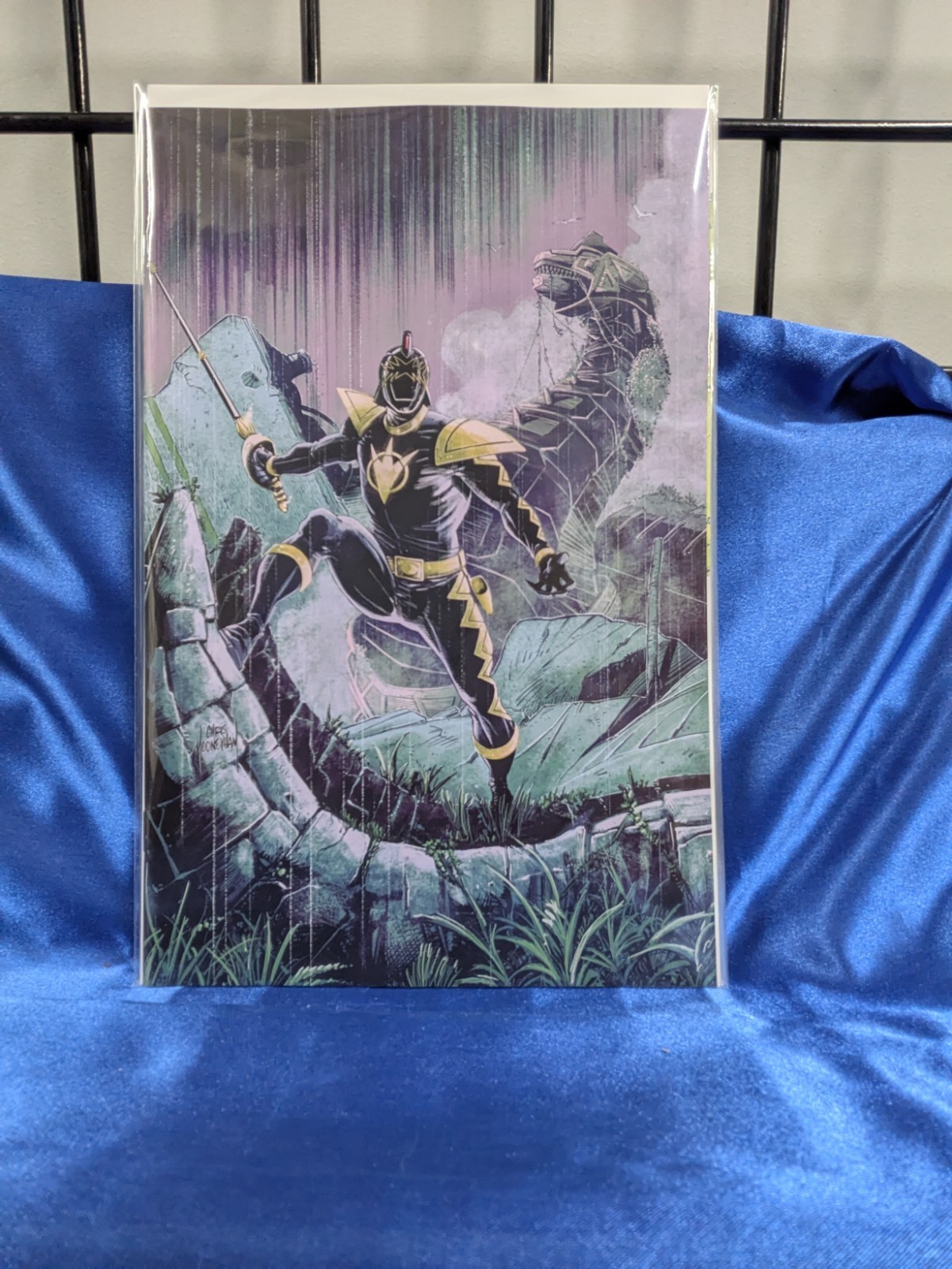 Power Rangers Green #1 C Tommy Oliver Card Stock Connecting Variant (Dressed, Mo
