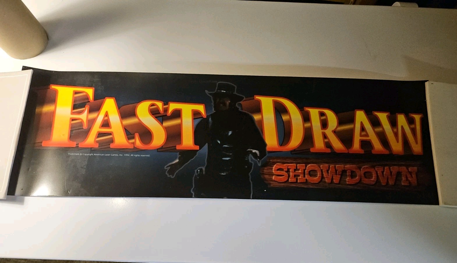 MINT American Laser Games - FAST DRAW SHOWDOWN Marquee MINT American Laser Games - FAST DRAW SHOWDOWN Marquee
