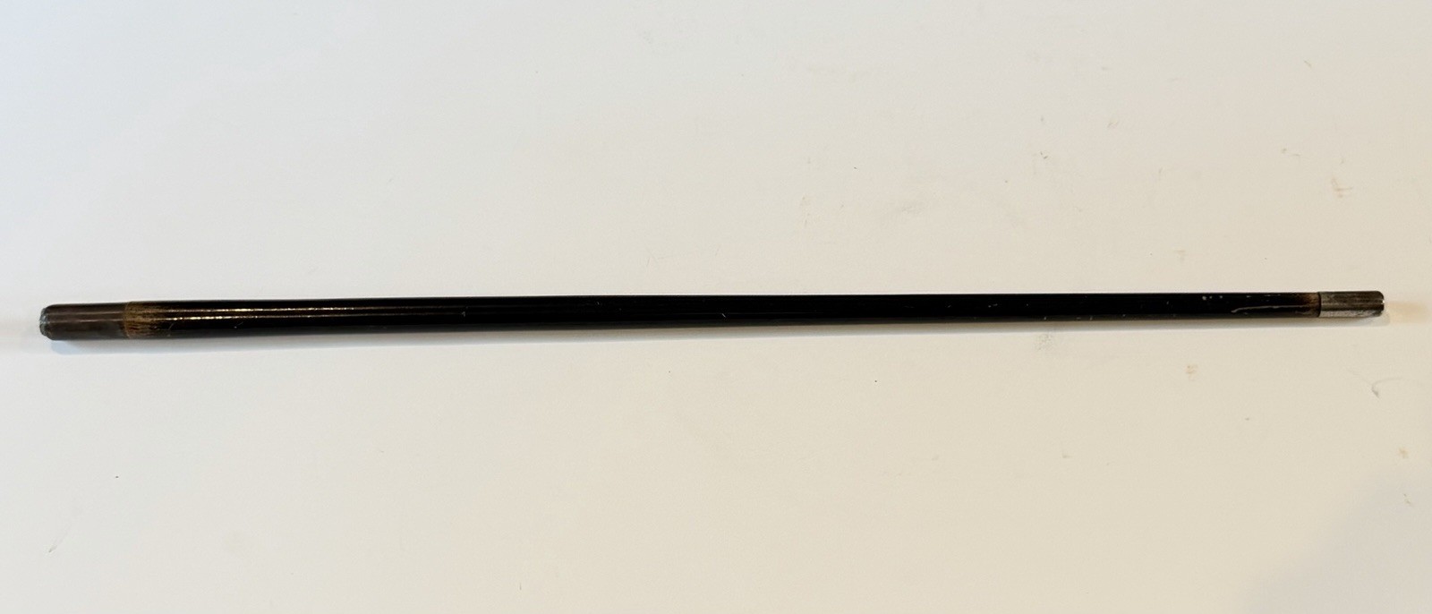 Antique WWI USMC Marine Officer Swagger Stick Sterling Silver Tips 22”