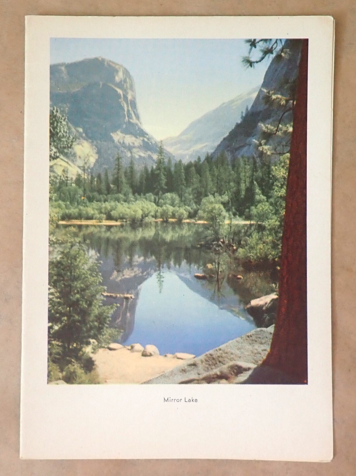 1950\'s CAMP CURRY YOSEMITE PARK Breakfast Menu Mirror Lake California
