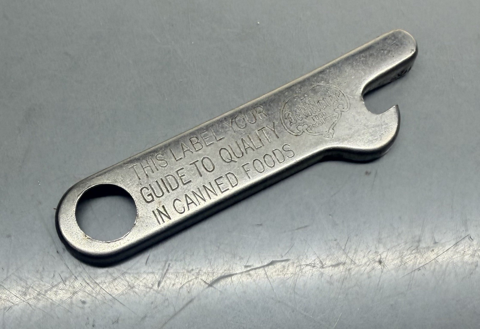 Vintage Del Monte Advertising Bottle Opener