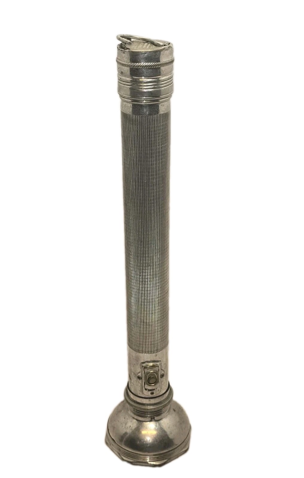 Antique Winchester Focusing Flashlight 1920s 5-Cell Chrome Pat 1923 1925 1926