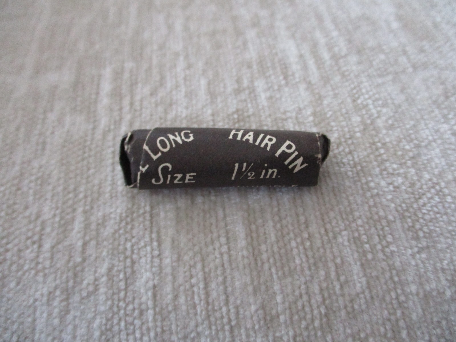 Vintage Antique Original Package Delong Hair Pins 1.5