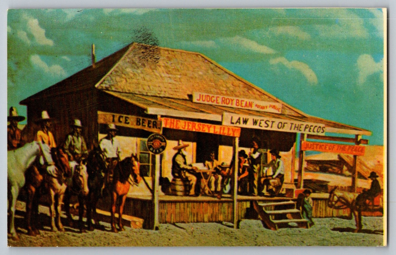 Postcard - Judge Roy Bean Museum, Langtry, Texas