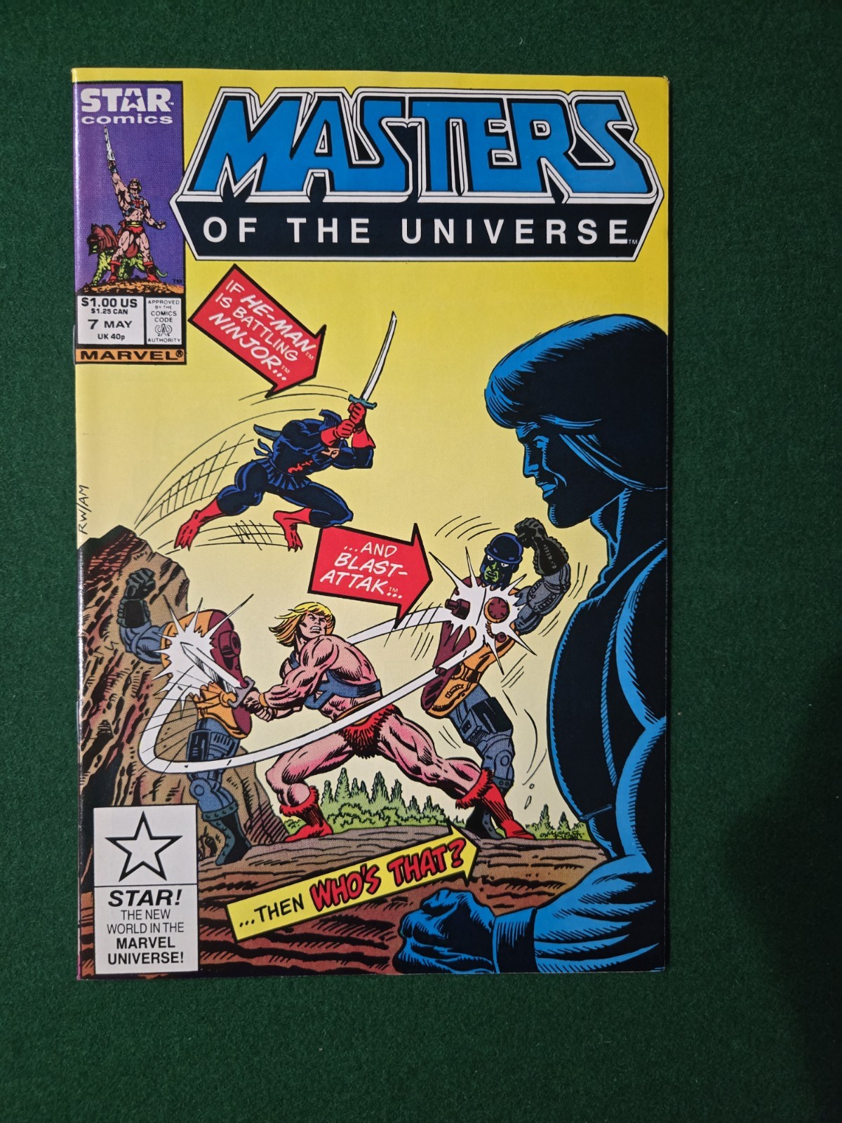 Masters of the Universe #7 Higher Grade 1987 Star Comics White Pages