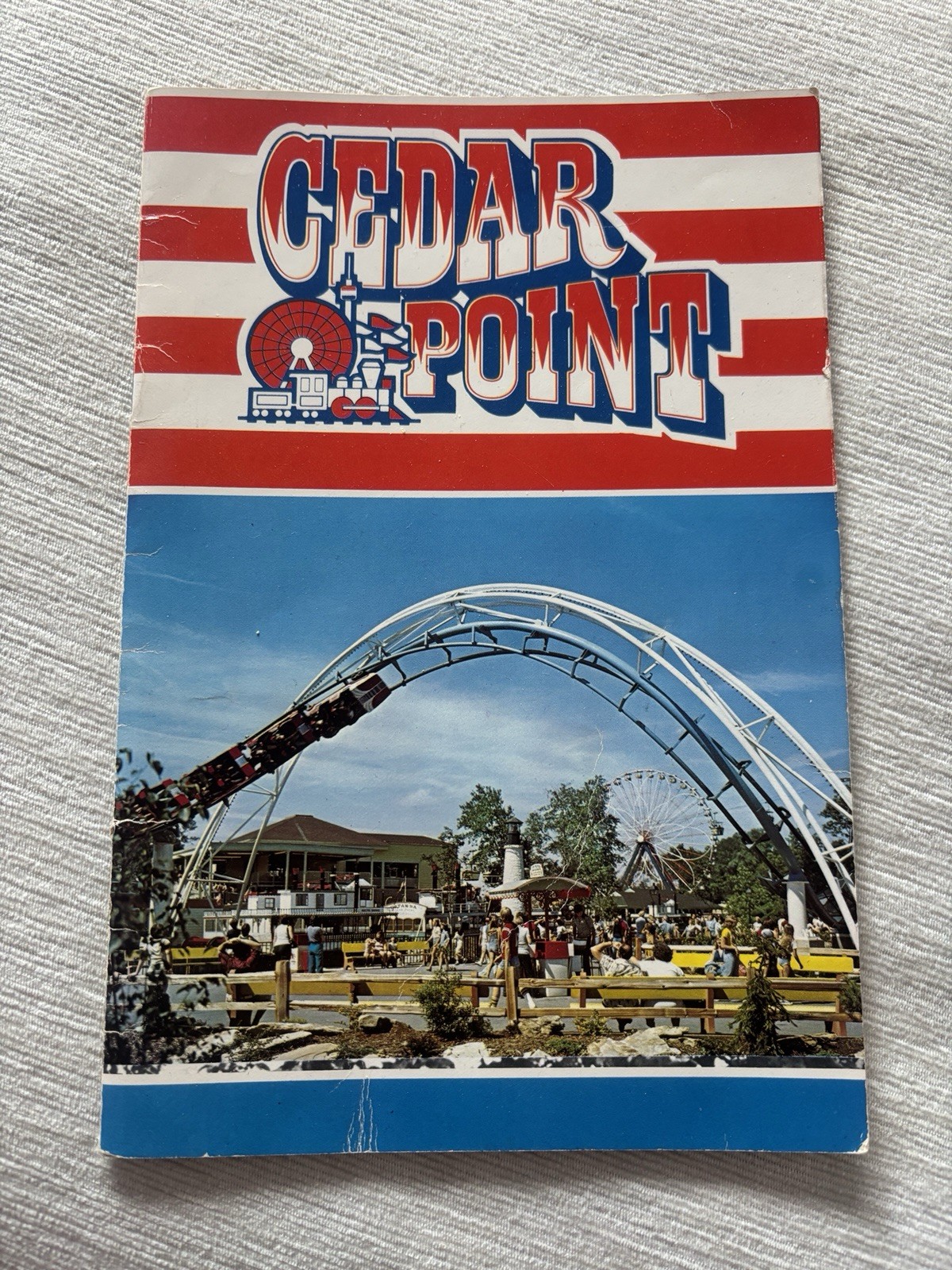 1977 Cedar Point Amusement Theme Park Brochure Guide Book Pamphlet