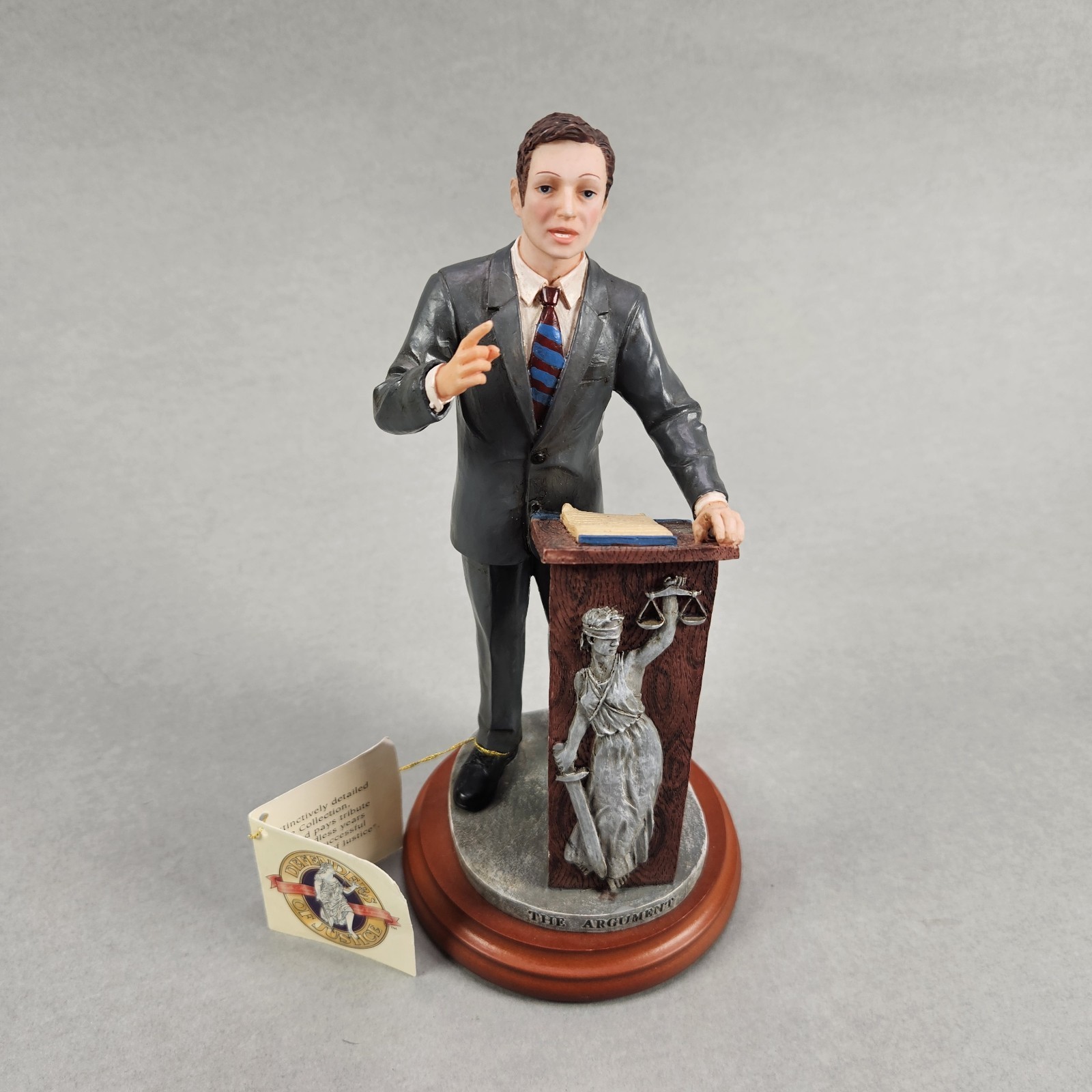 Vanmark The Argument Lawyer Figurine #1/0729 1st Ed 1999 Defenders of Justice