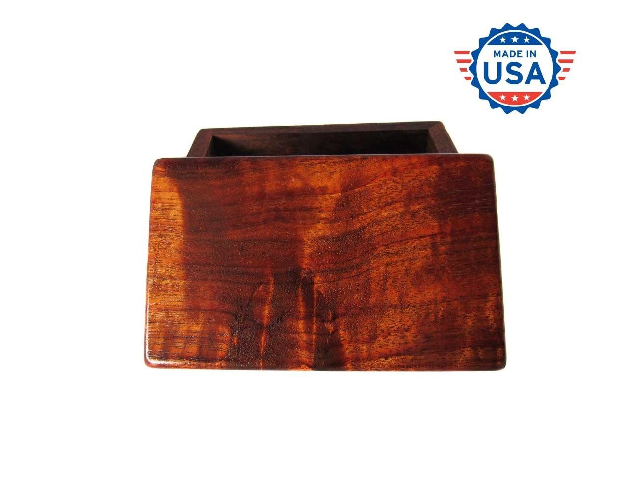 #KB22 NEW Hawaiian Koa Wood Keepsake Box 4.75\