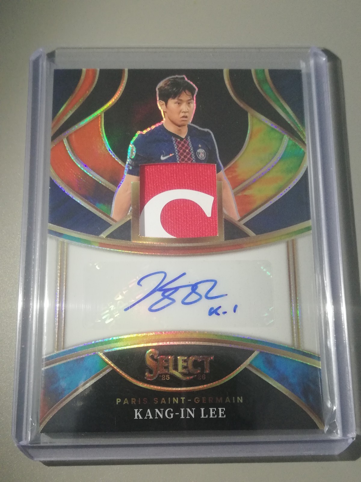 25-26 panini Select league 1 Kang-In Lee /10 Auto Signature Paris Saint Germain