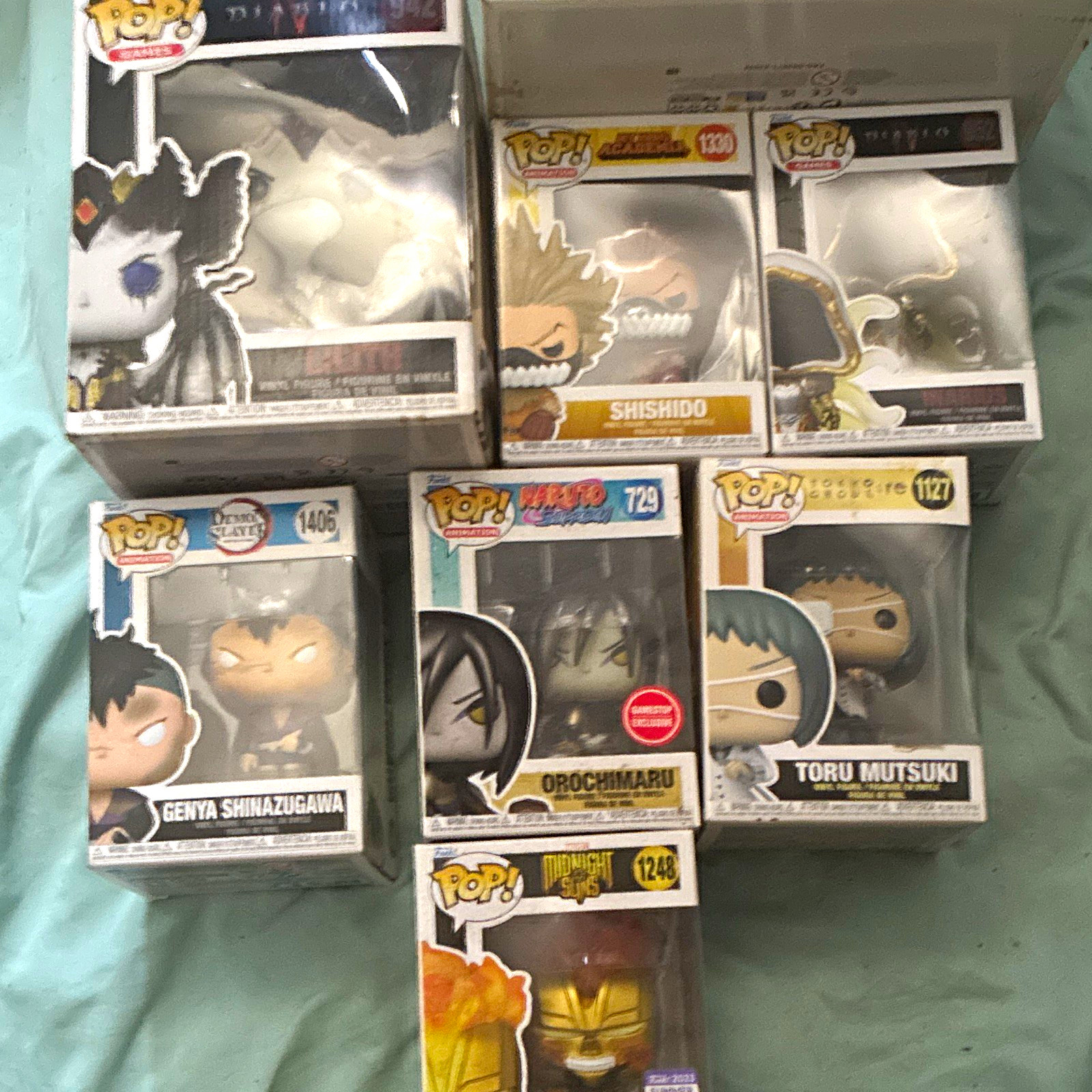 Funko Pop 8 Pack Vinyl Mixed Lot GameStop Exclusive Boxed Diablo Naruto