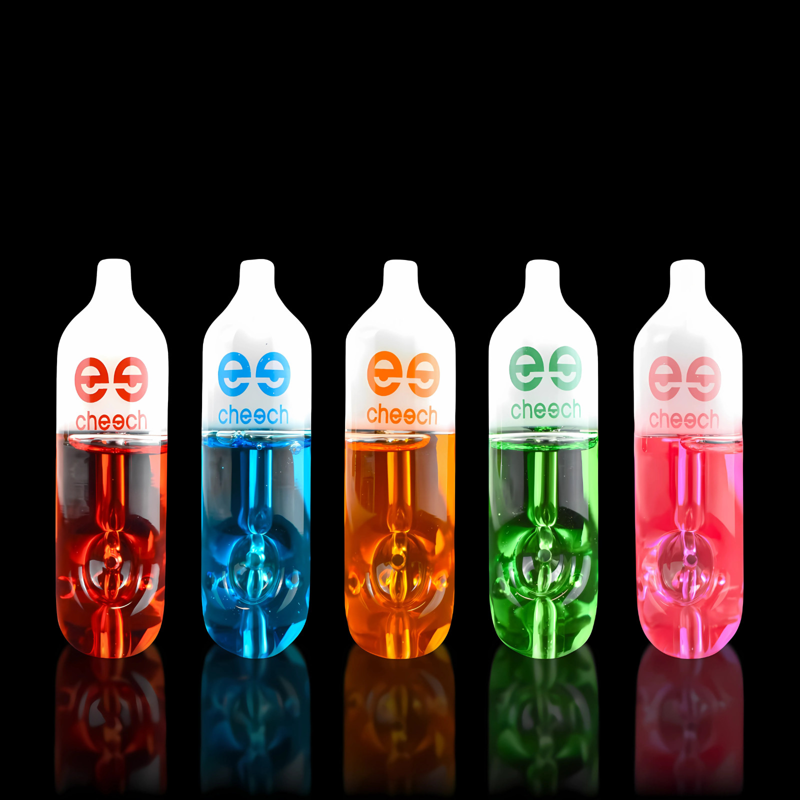CHEECH - 4.5 Inch Assorted Glycerin Filled Freezable Hand Pipe *USA* Hookah