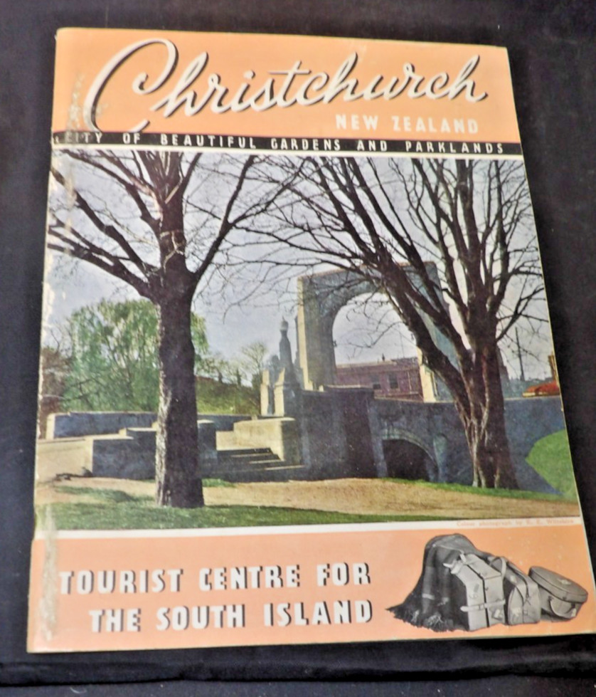 Vintage 1930\'s 1940\'s Christchurch - NEW ZEALAND Scenic Travel Book