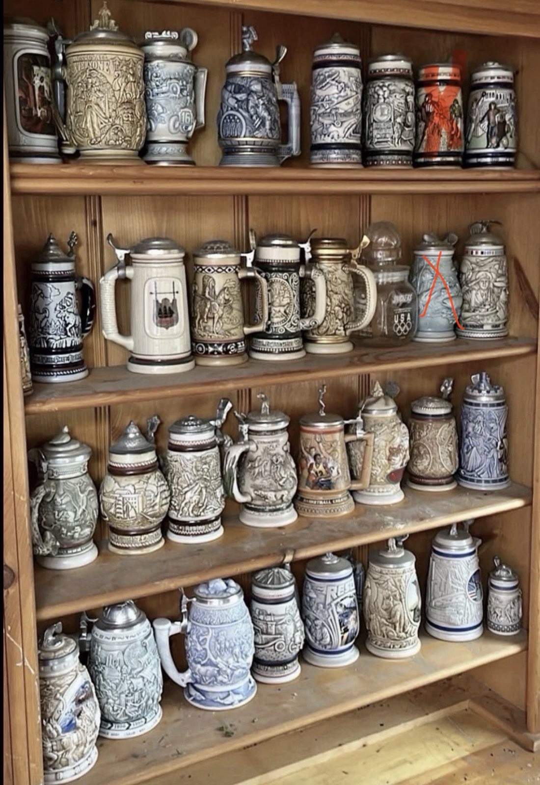 beer mugs avon vintage set of 29