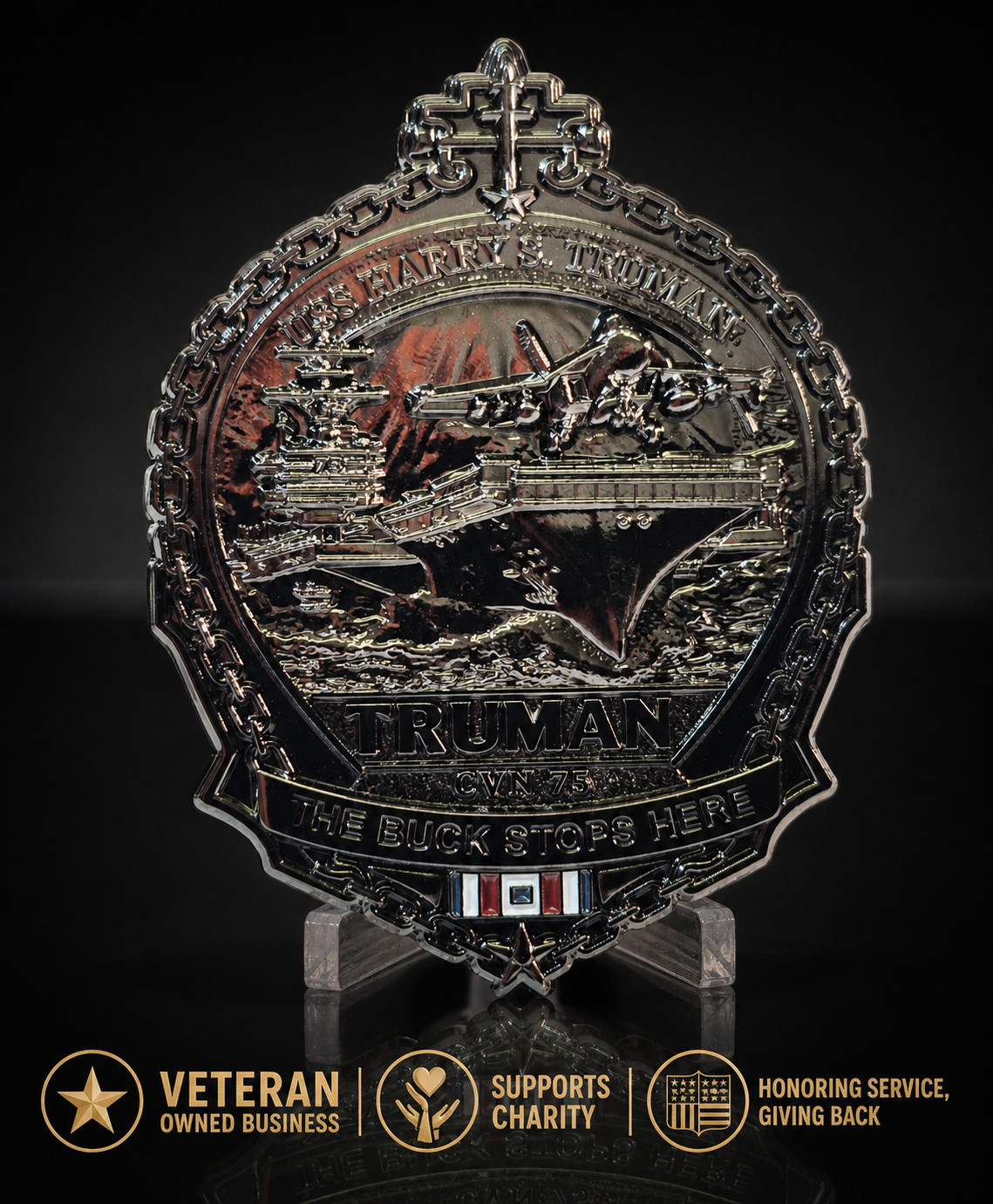 USS Harry S. Truman CVN-75 Challenge Coin  214