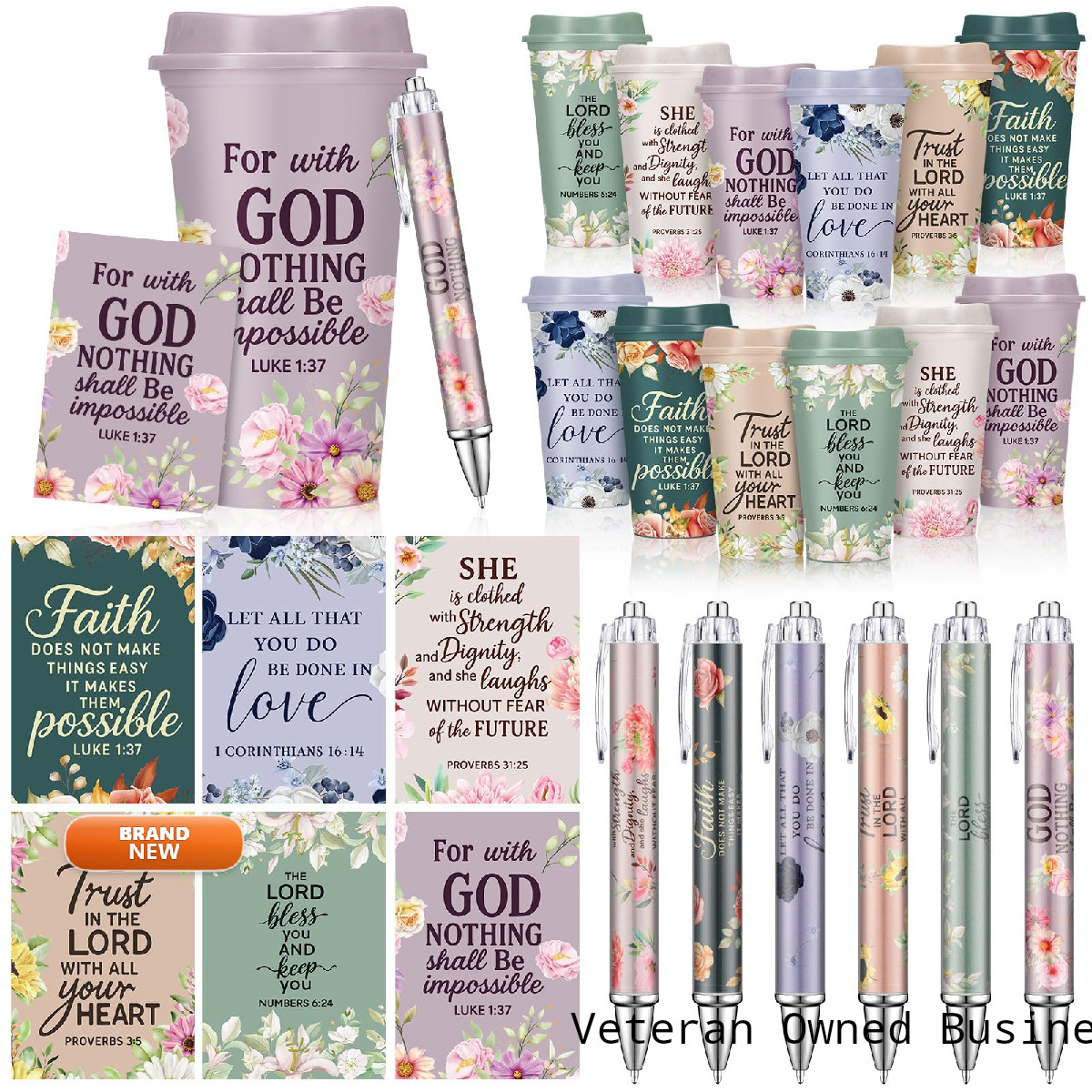 Skylety 36 Pcs Christian Employee Appreciation Gifts Bulk For Women Men 16 Oz